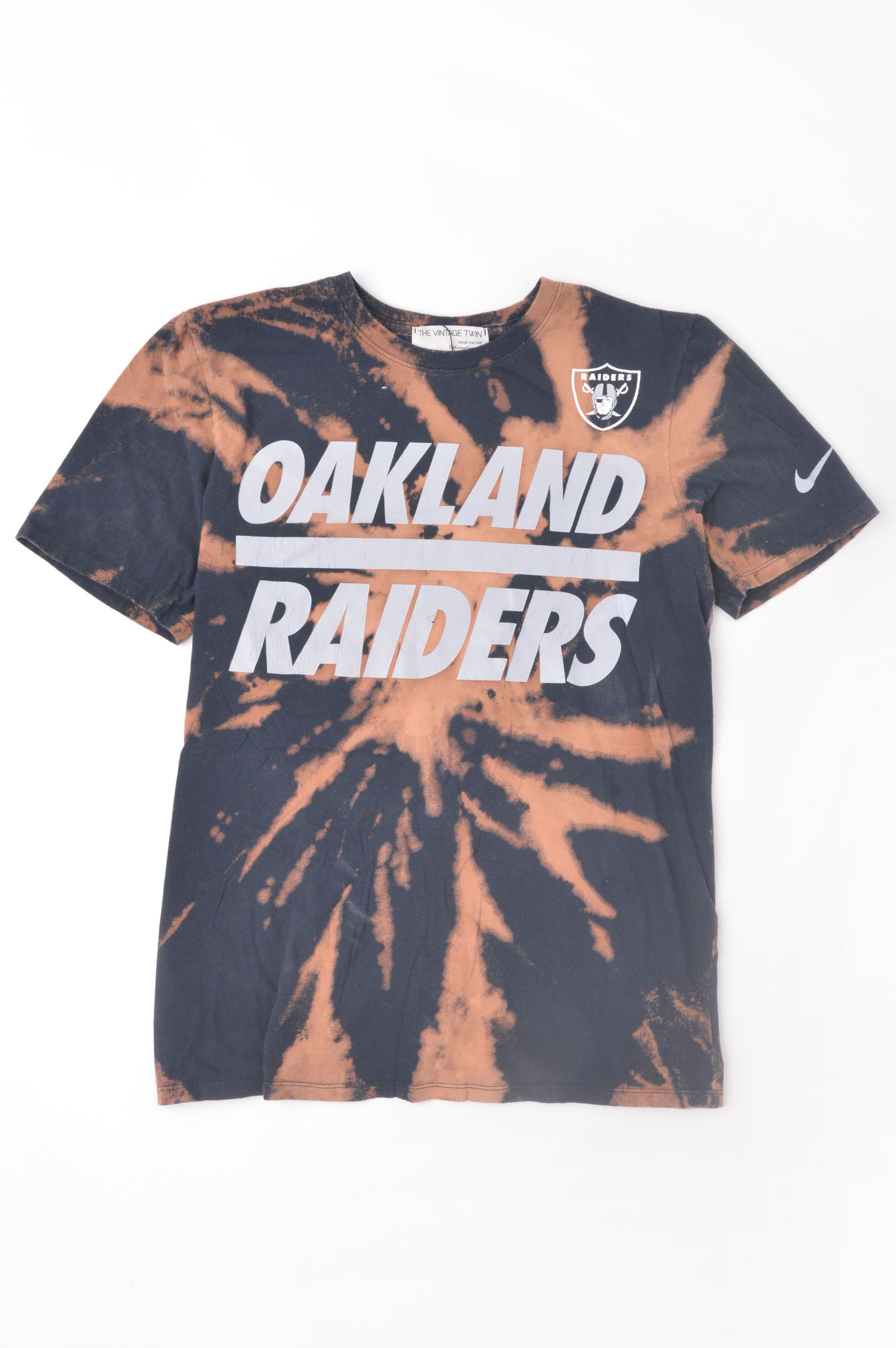 oakland raiders tie dye shirt