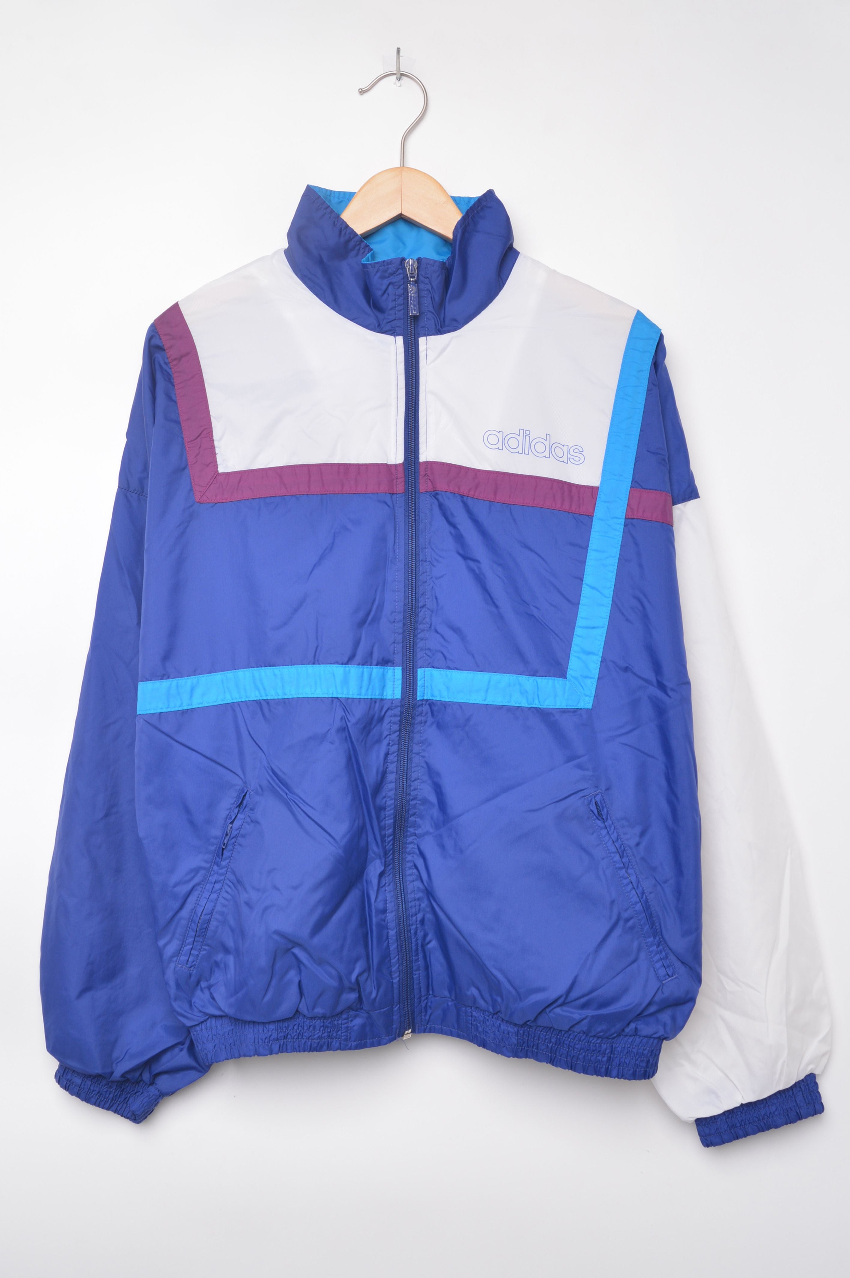 adidas colorblock windbreaker