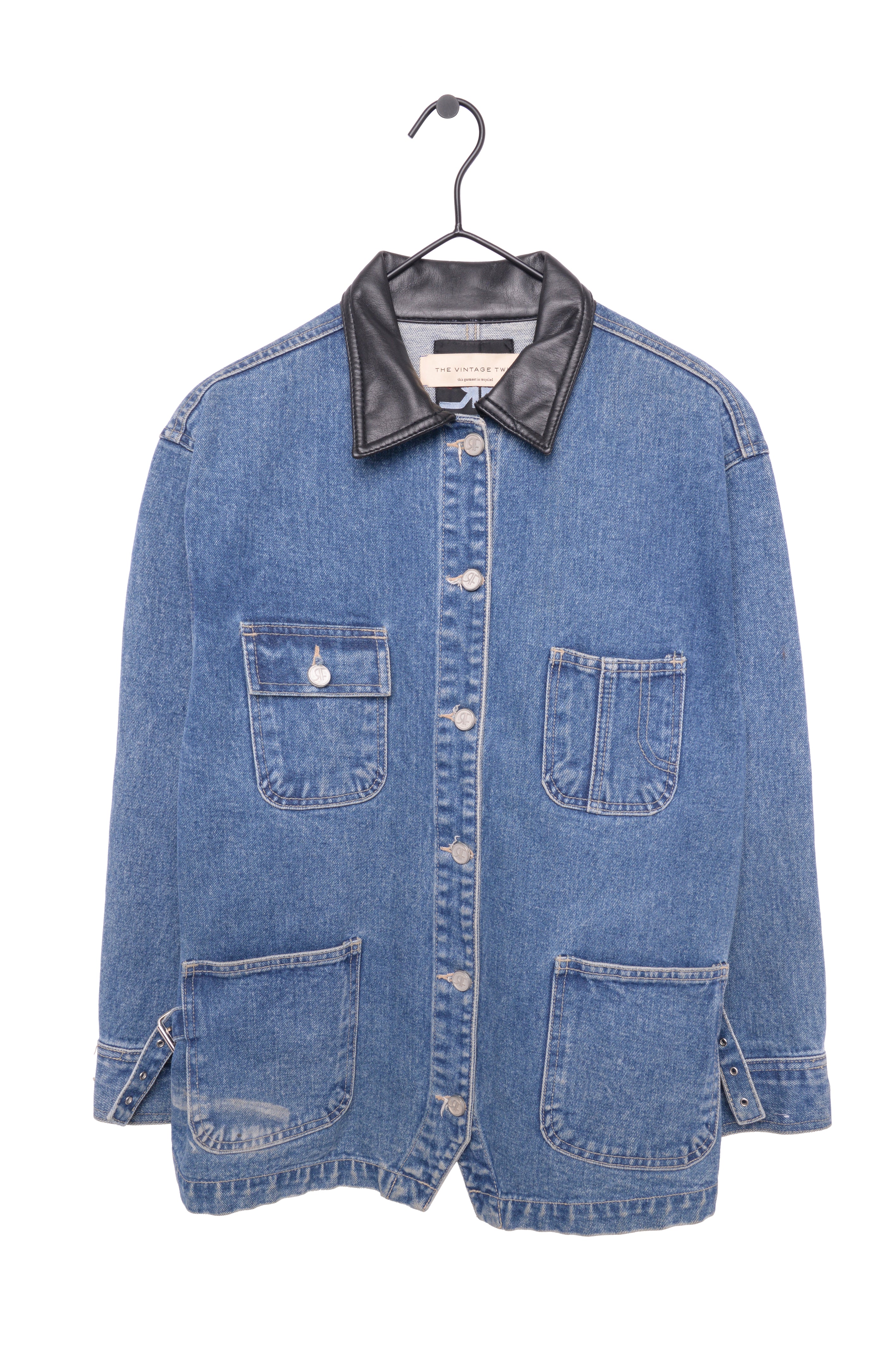 Lined Denim Work Jacket Free Shipping - The Vintage Twin