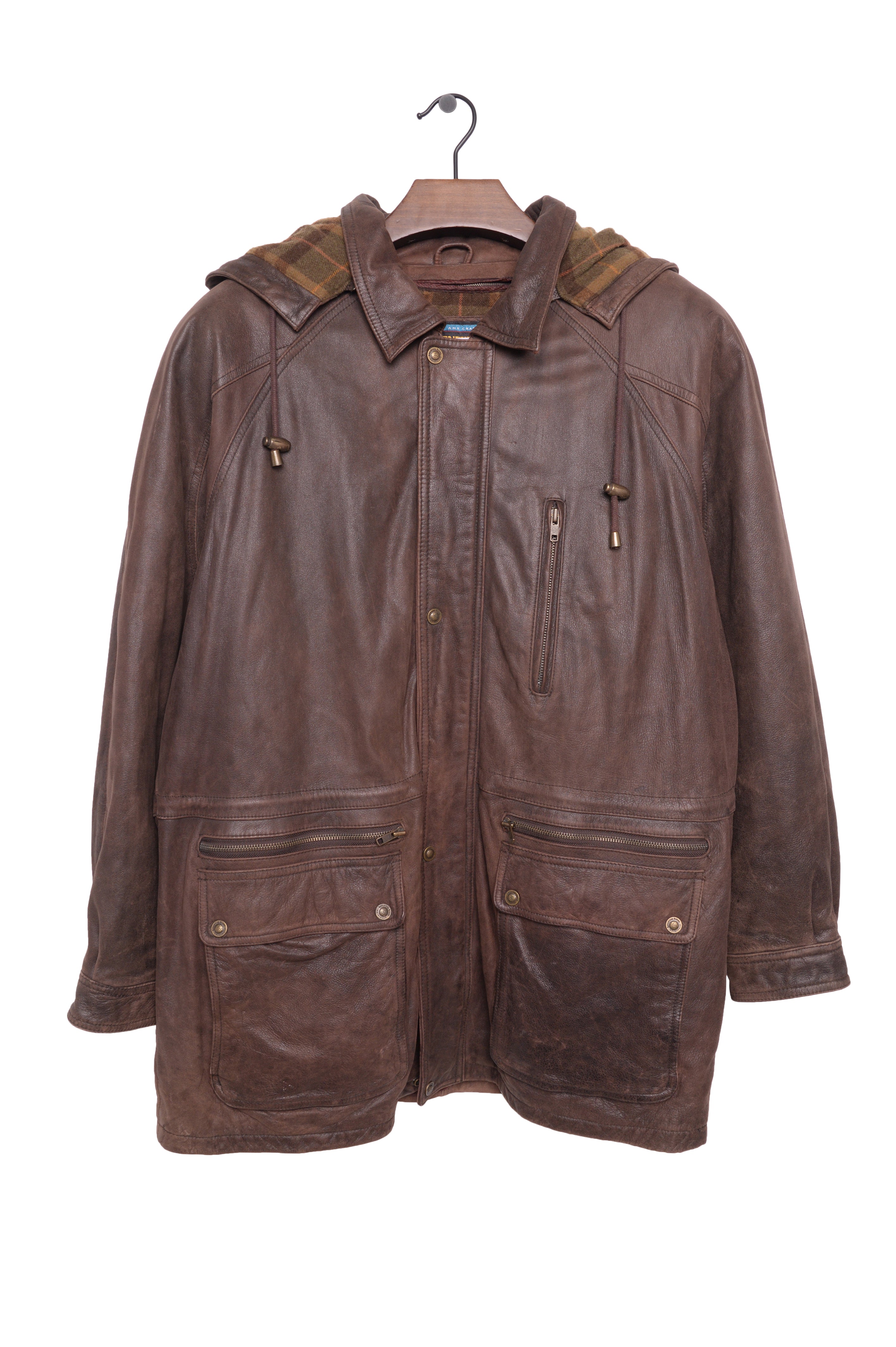 1990s Wilson's Faded Leather Bomber – The Vintage Twin