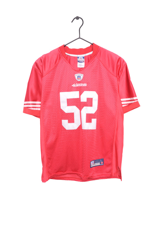 Unisex Vintage Faded San Francisco 49ers Rice Jersey