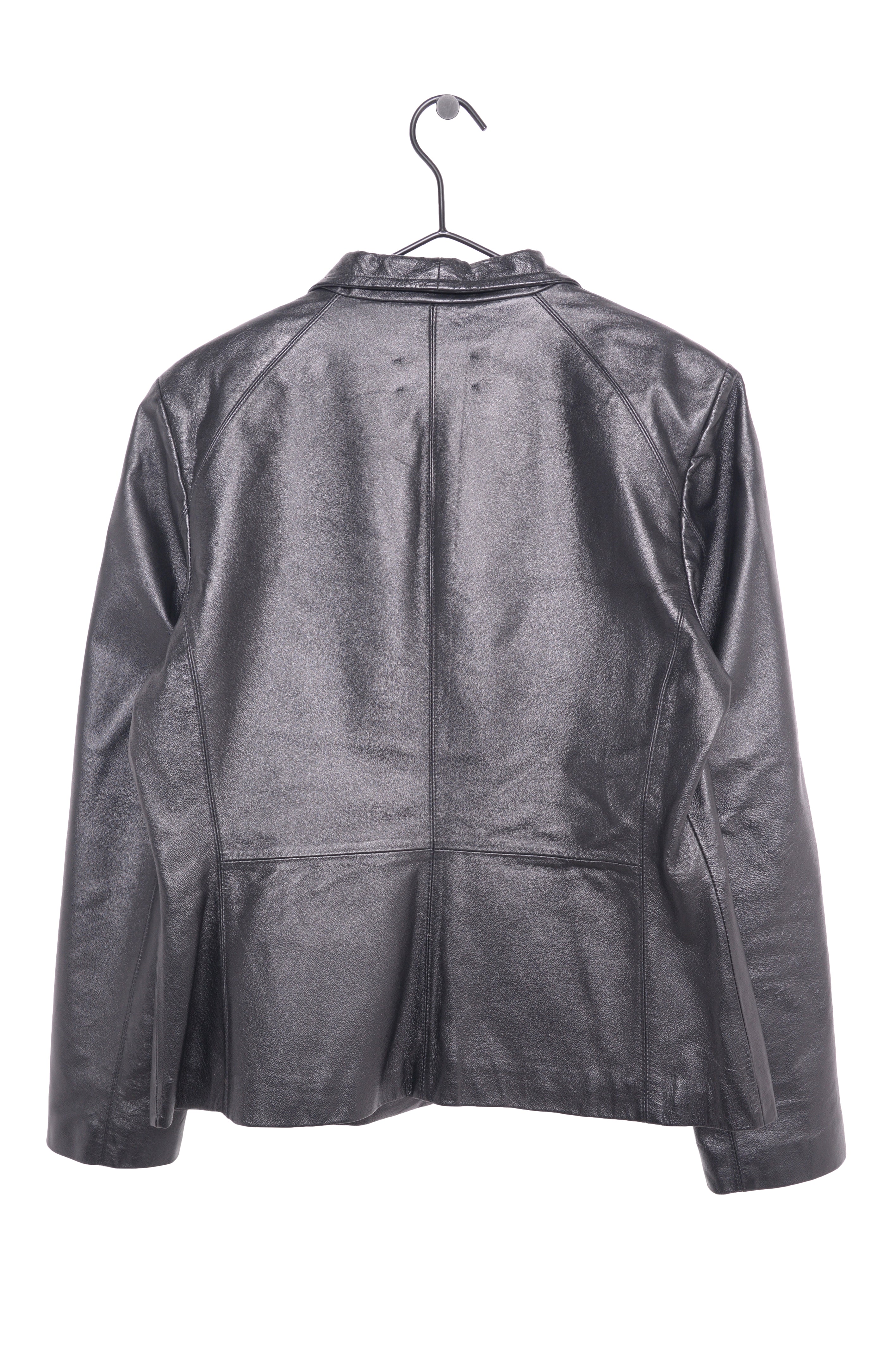 Y2K Soft Leather Jacket