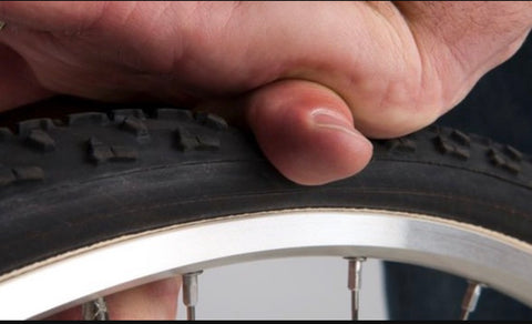 how to check tyre pressure in bicycle