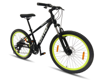 omobikes Jarvis 24T steel frame Mountain bike under 15000 shimano geared with dual disc brake outdoor downhill mtb