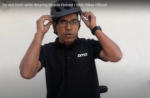 Bicycle safety helmet usage tips by omobikes 1