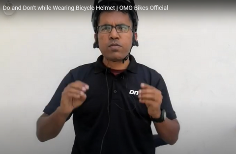 Bicycle safety helmet usage tips by omobikes 3