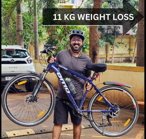 10kg weight loss with cycling in 1 month