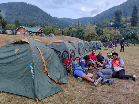 chilling after a long day 120Km Ride in kokernag