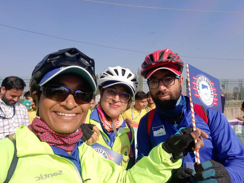 Some of female riders from nepal