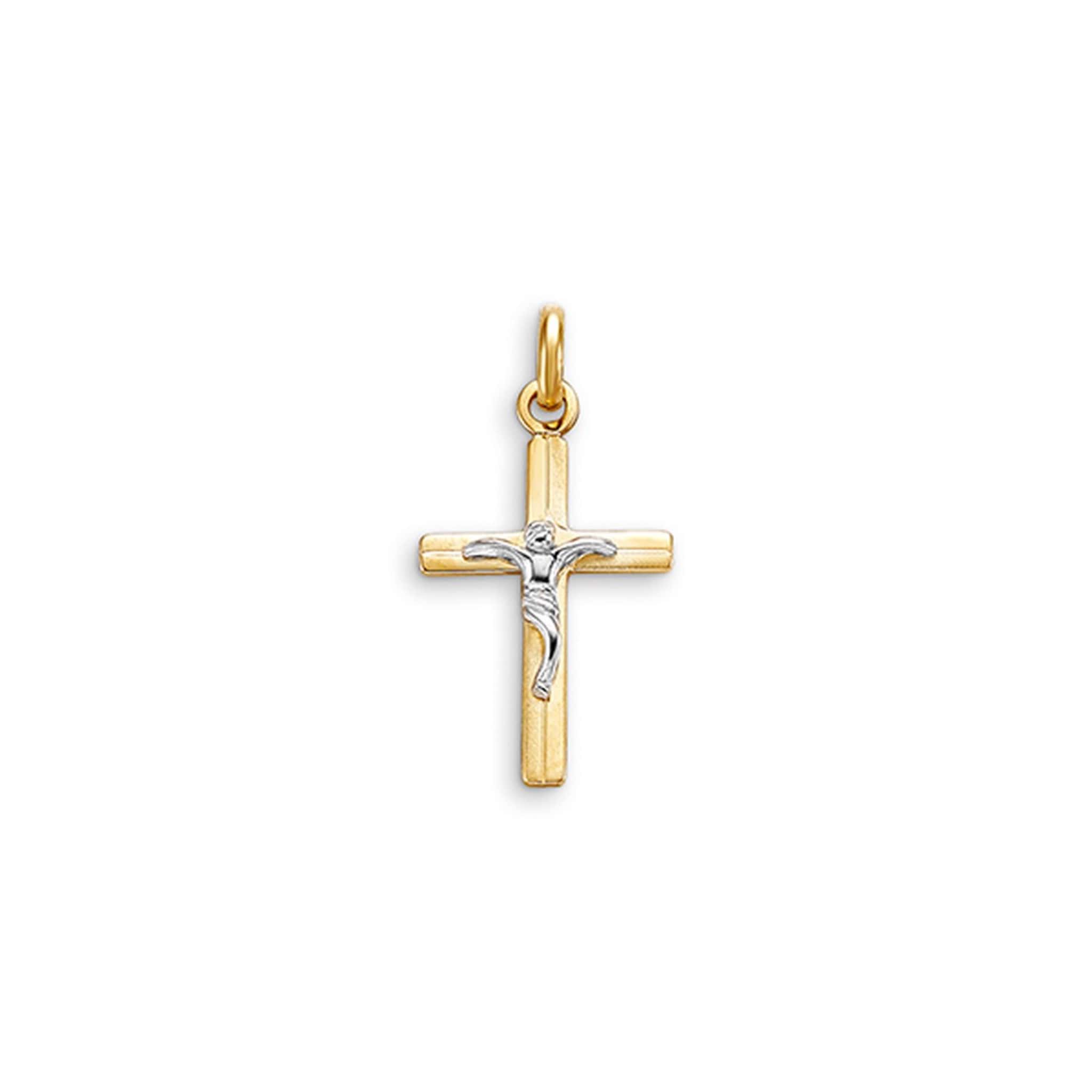 10k gold crucifix necklace