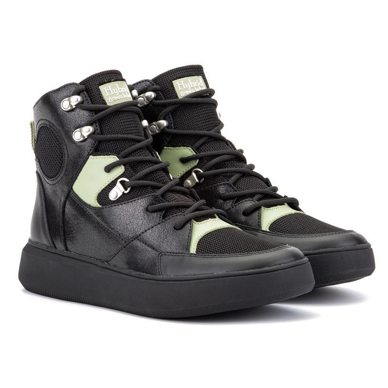 hybrid green label the legend high top sneaker