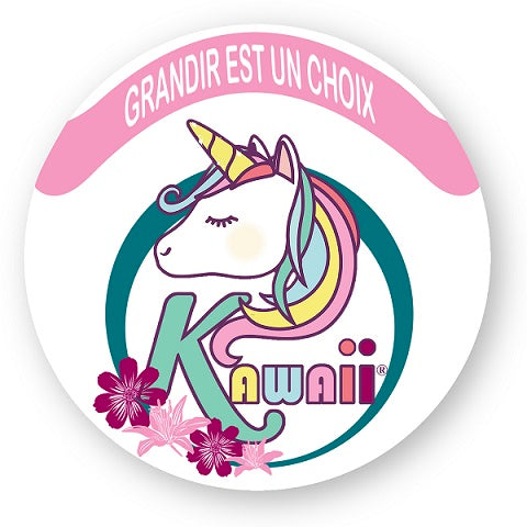 Logo licorne kawaii