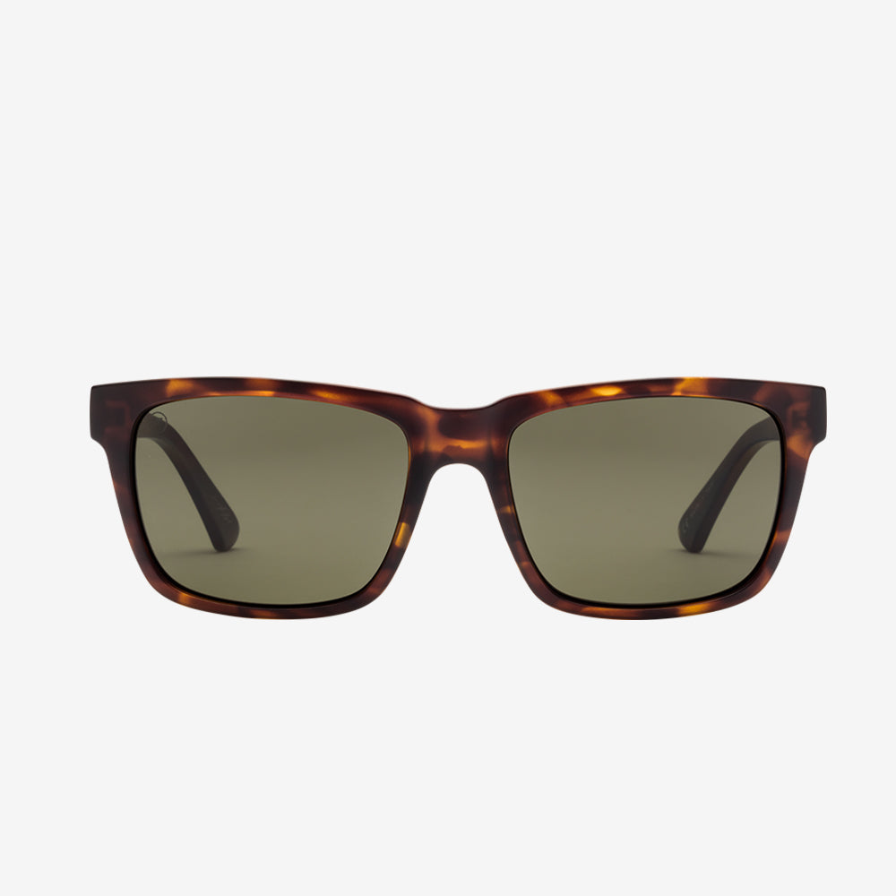 Electric Austin Sunglasses - Matte Tort Frame - Grey Polarized Lens