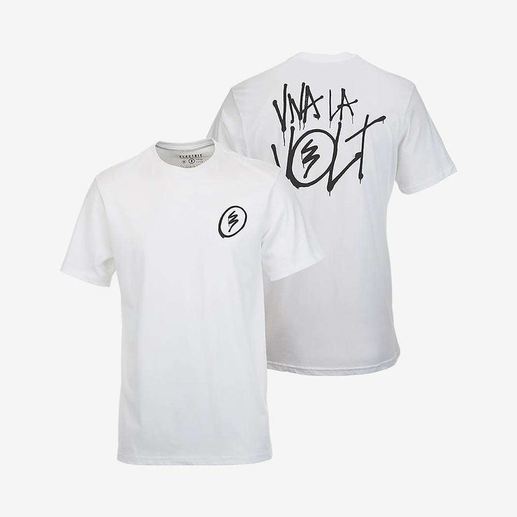 white and volt shirt