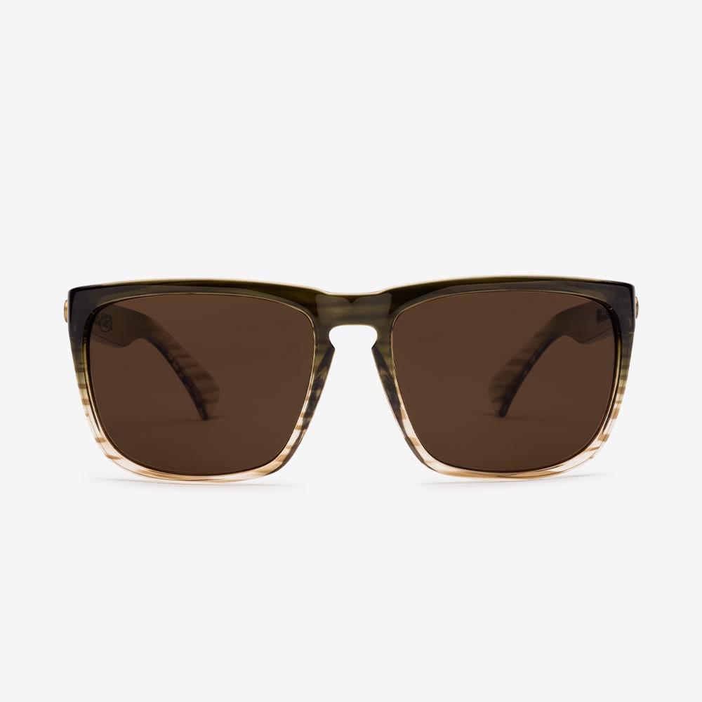 Electric Knoxville Sunglasses - Red Wood Frame - Knoxville XL Lens
