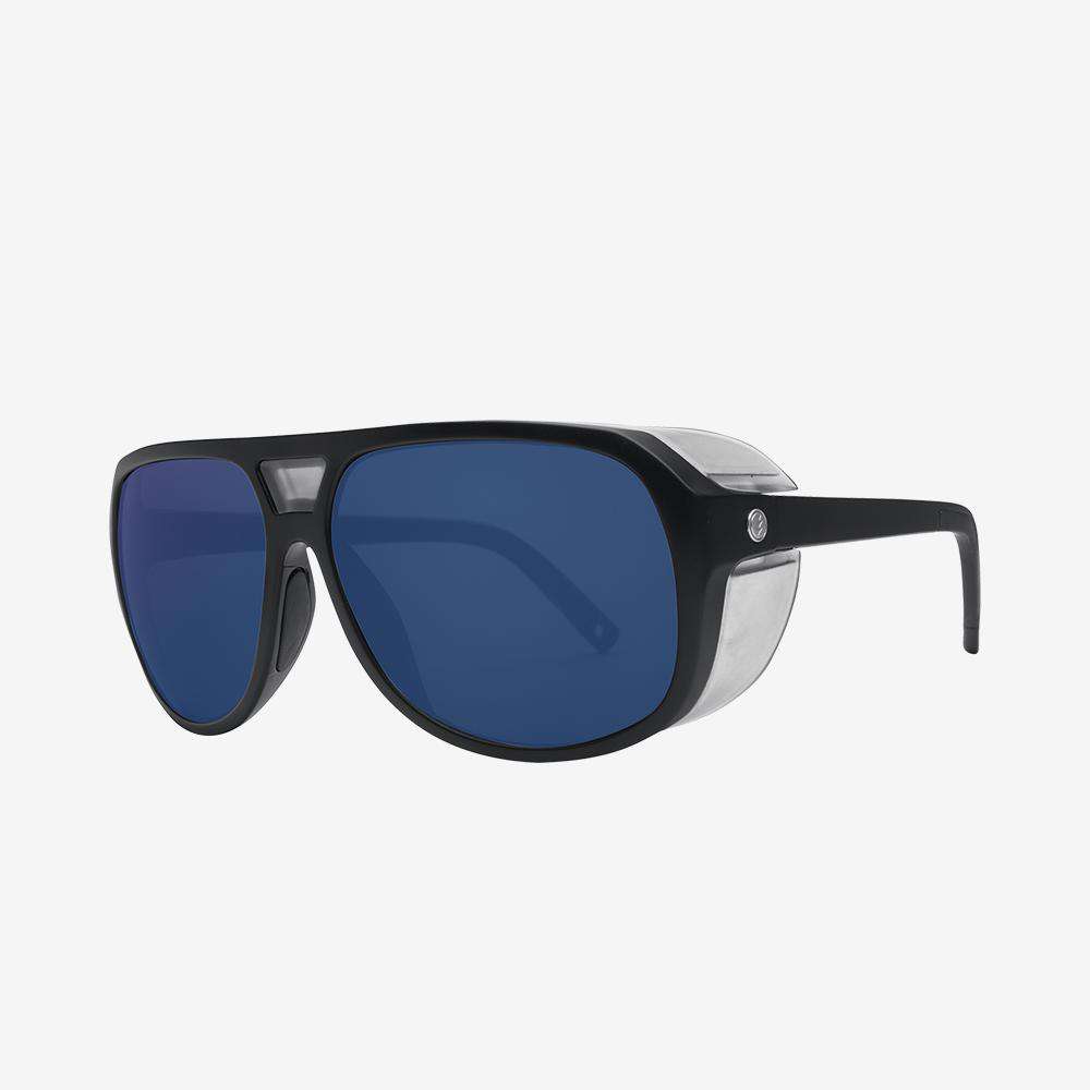 Electric Stacker Sunglasses - Matte Black Frame - Blue Polarized Pro Lens