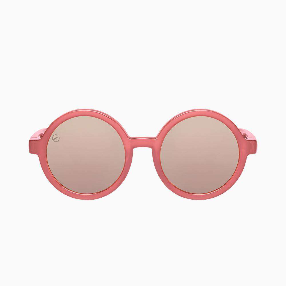 Electric Lunar Sunglasses - Calafia Rose Frame - Champagne Chrome Lens