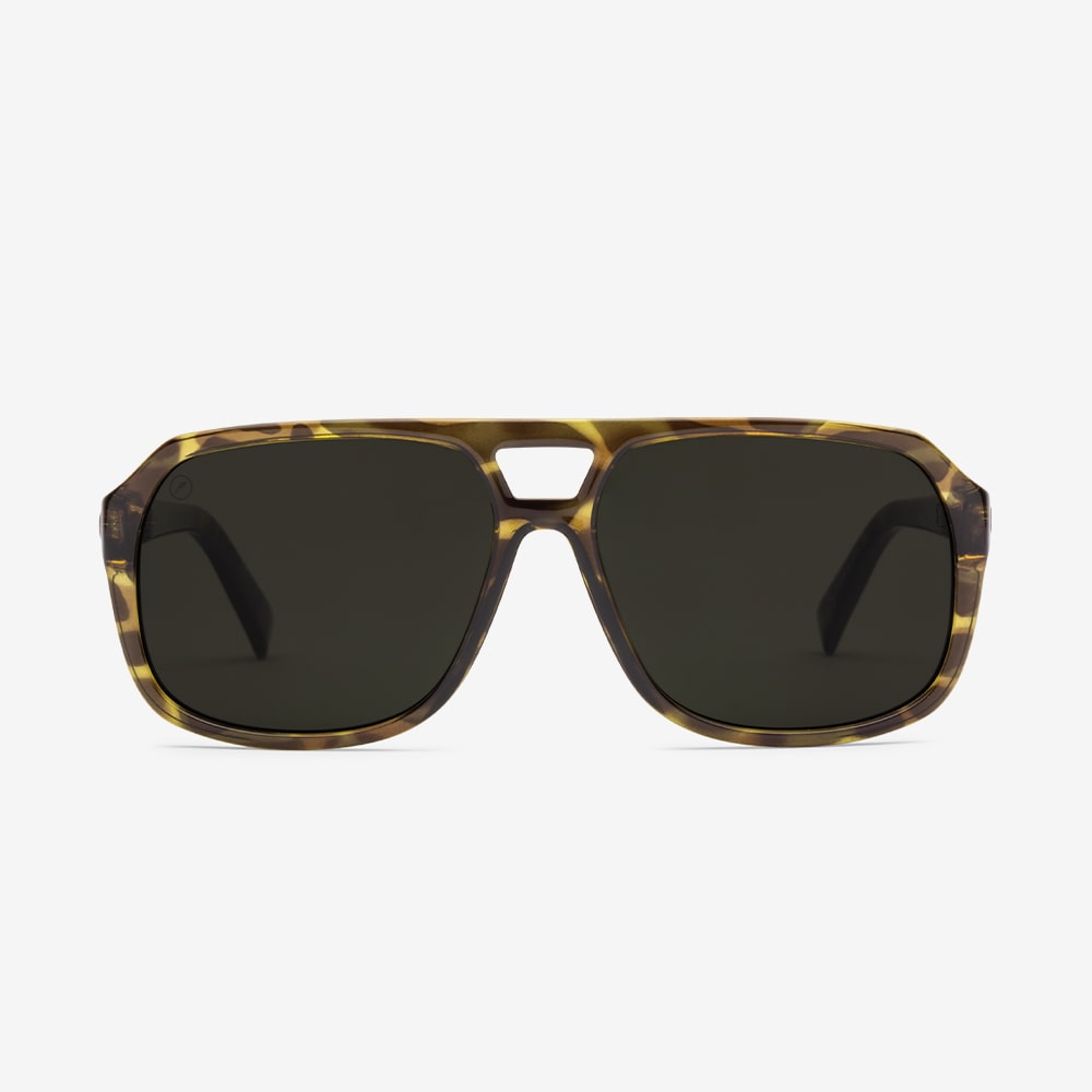 Electric Dude Sunglasses - Lafayette Green Frame - Grey Polarized Lens