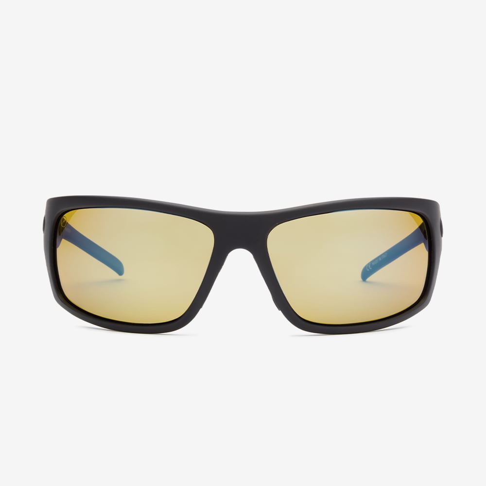 Electric Tech One XL Sport Sunglasses - Matte Black Frame - Yellow Polarized Pro Lens