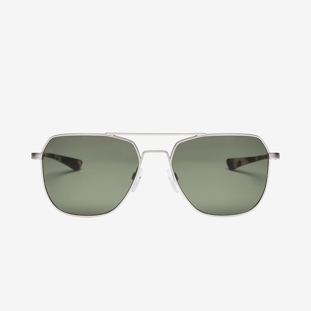 Electric Rodeo Sunglasses - Silver Frame - Grey Polarized Lens