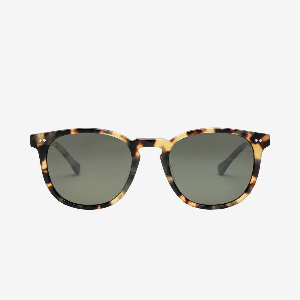 Electric Oak Sunglasses - Gloss Spotted Tort Frame - Grey Polarized Lens