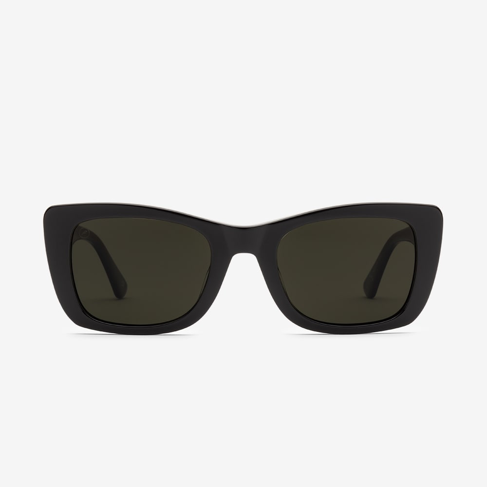 Electric Portofino Sunglasses - Gloss Black Frame - Grey Polarized Lens