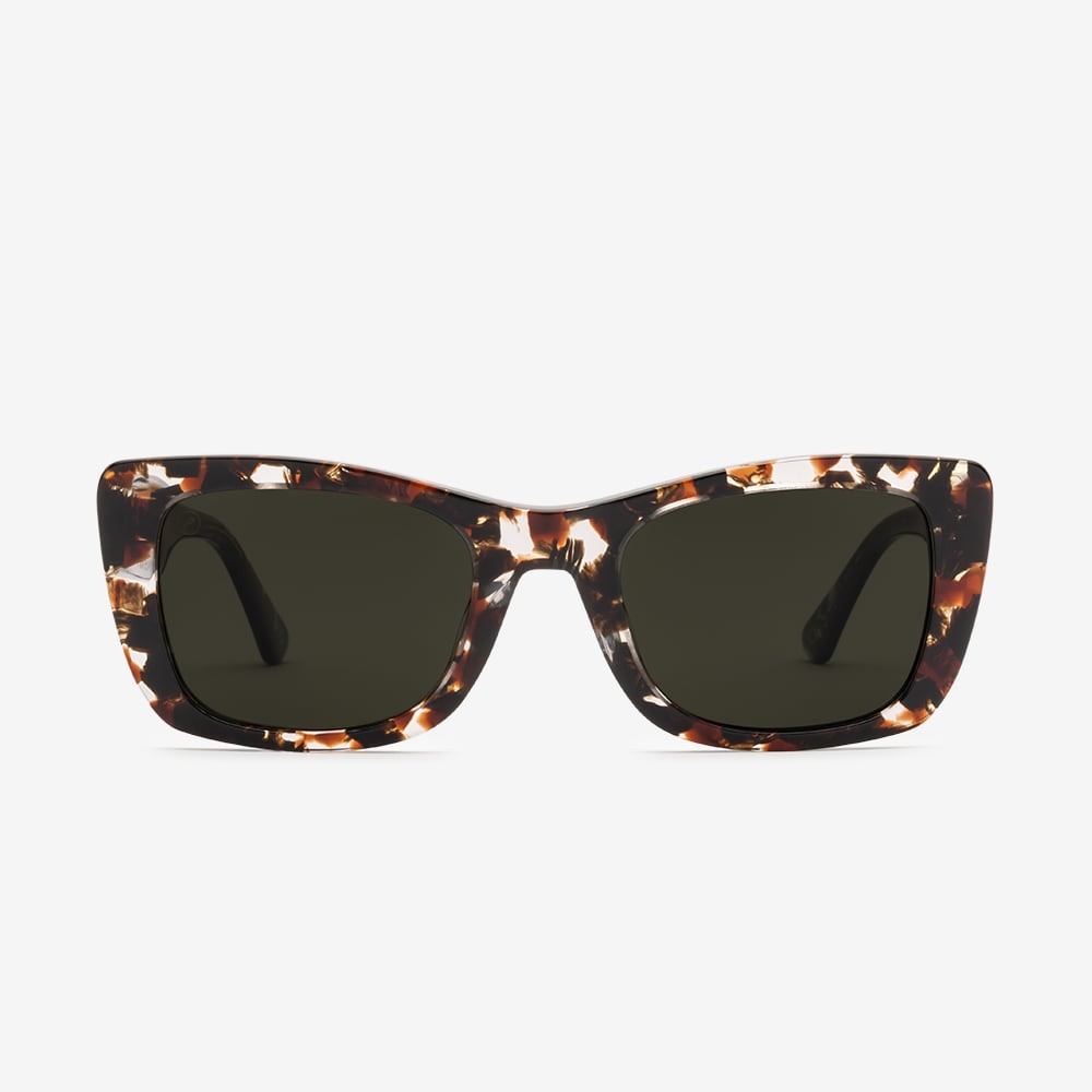 Electric Portofino Sunglasses - Moab Tort Frame - Grey Polarized Lens