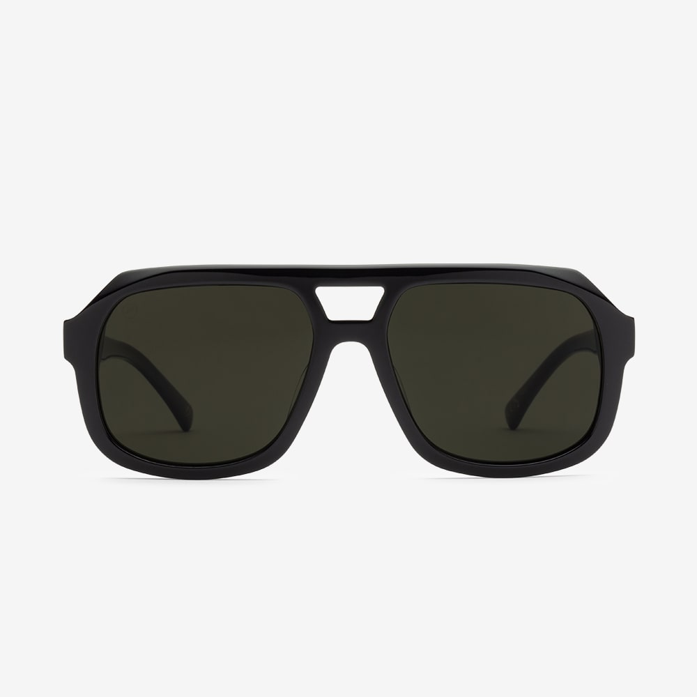 Electric Augusta Sunglasses - Gloss Black Frame - Grey Polarized Lens
