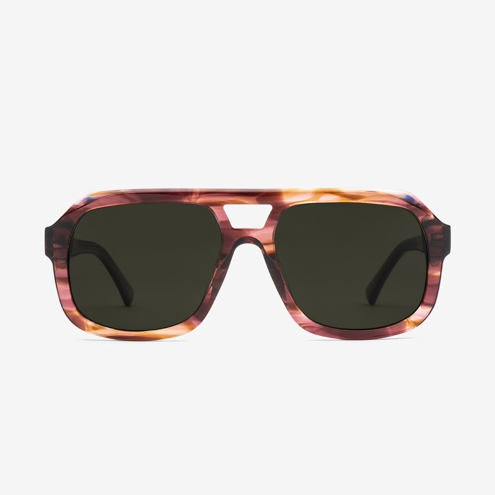 Electric Augusta Sunglasses - Rose Jupiter Frame - Grey Polarized Lens