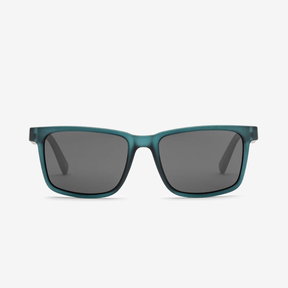 Electric Satellite Sunglasses - Hubbard Blue Frame - Silver Polarized Lens