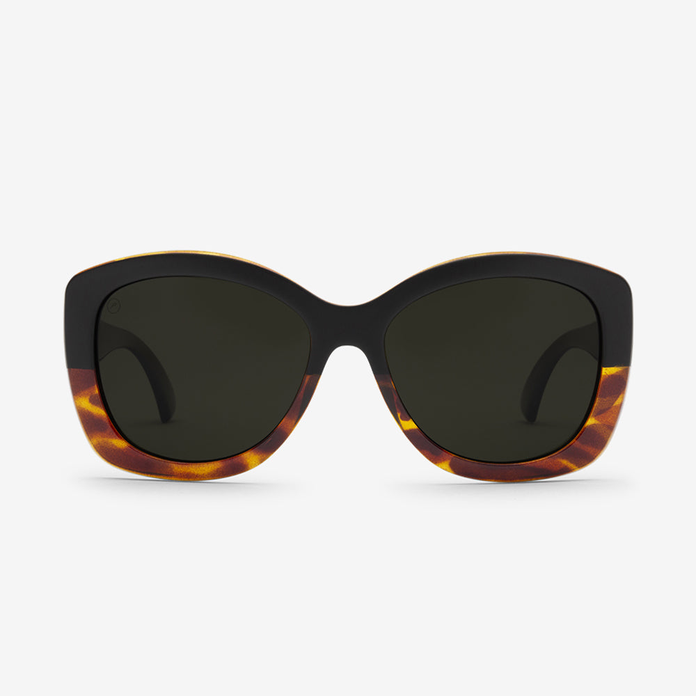Electric Gaviota Sunglasses in Darkside Tort Frame, Grey Polarized Lens | Stainless Steel/Bio-Resin
