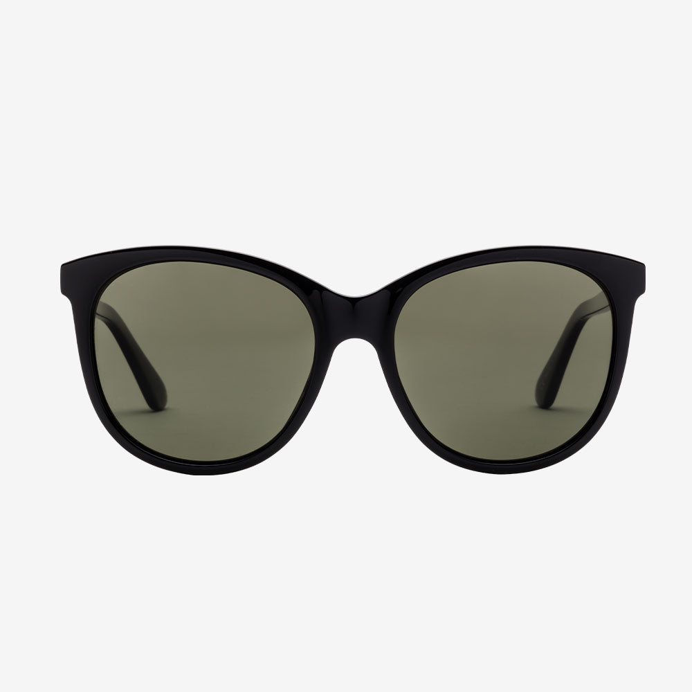 Electric Palm Sunglasses - Gloss Black Frame - Grey Polarized Lens