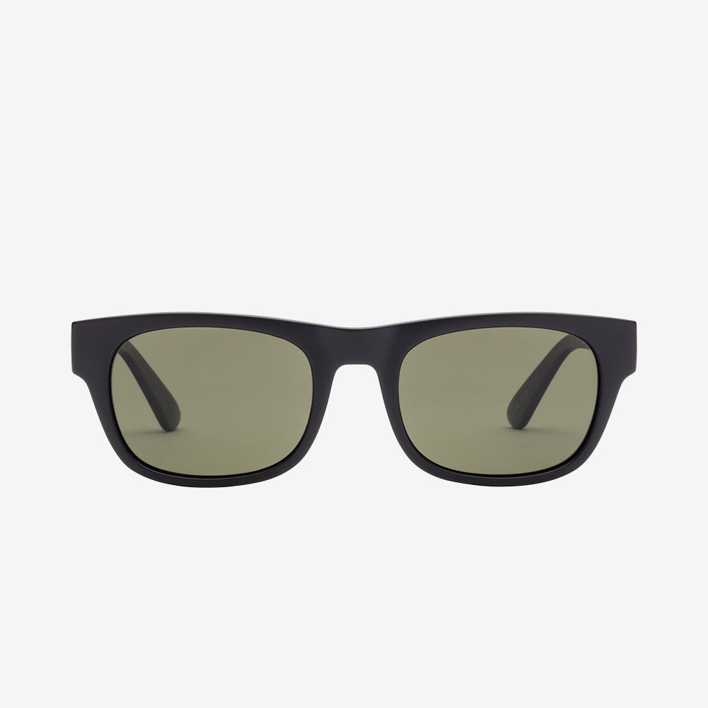 Electric Pop Sunglasses - Matte Black Frame - Grey Polarized Lens