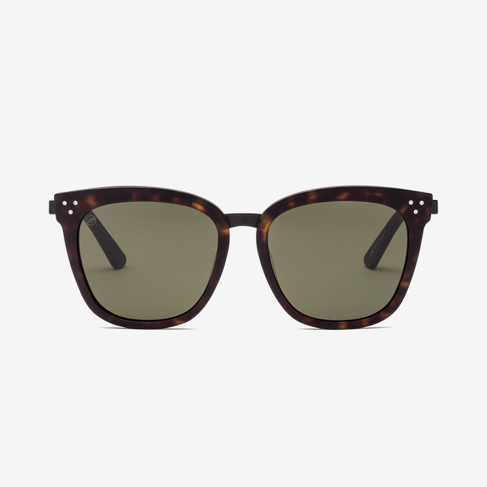 Electric Wirecat Sunglasses - Matte Tort Black Frame - Grey Lens