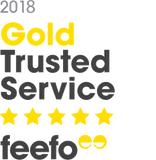 Feefo Gold Trusted Service Award 2018