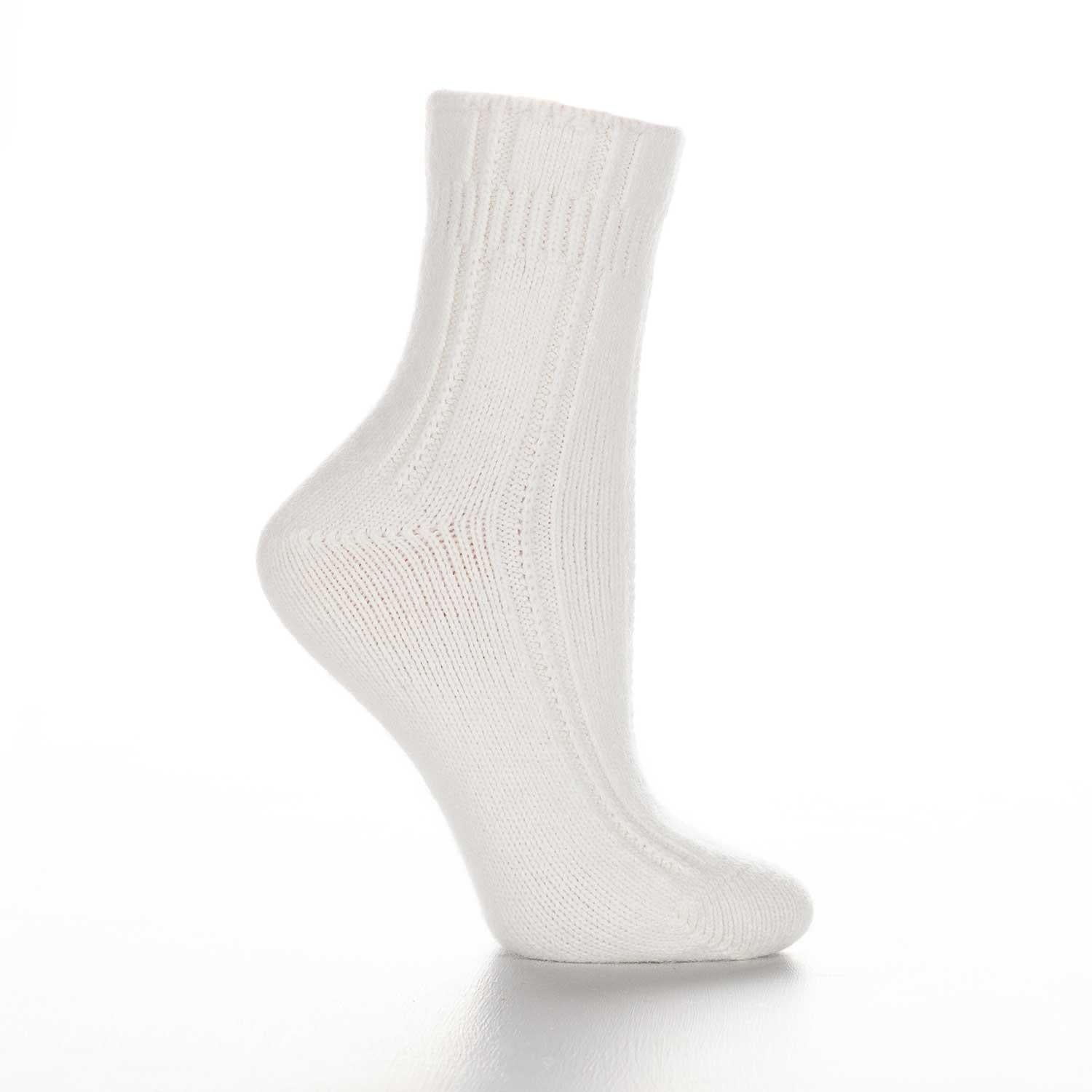 Angora Bed Socks. Ankle socks made with a blend of Angora fibres, with ...
