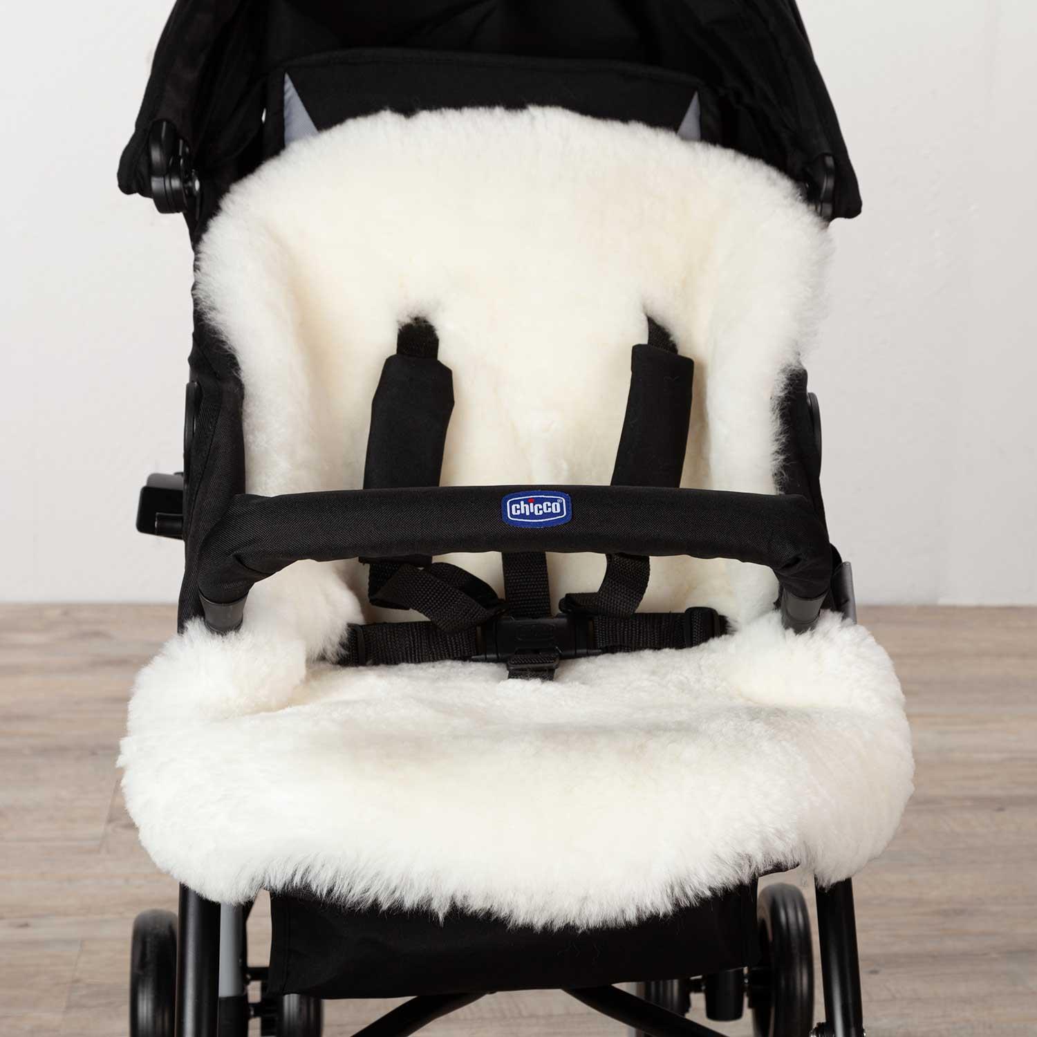 wool pushchair liner