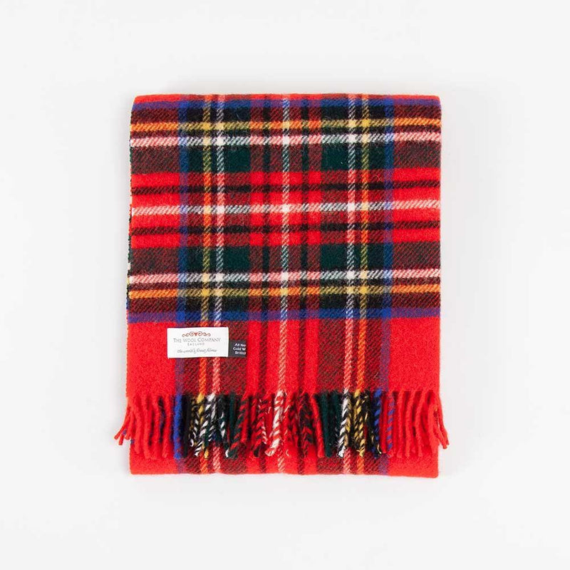 Royal Stewart Tartan Check Pure New Wool Knee Rug – The Wool Company