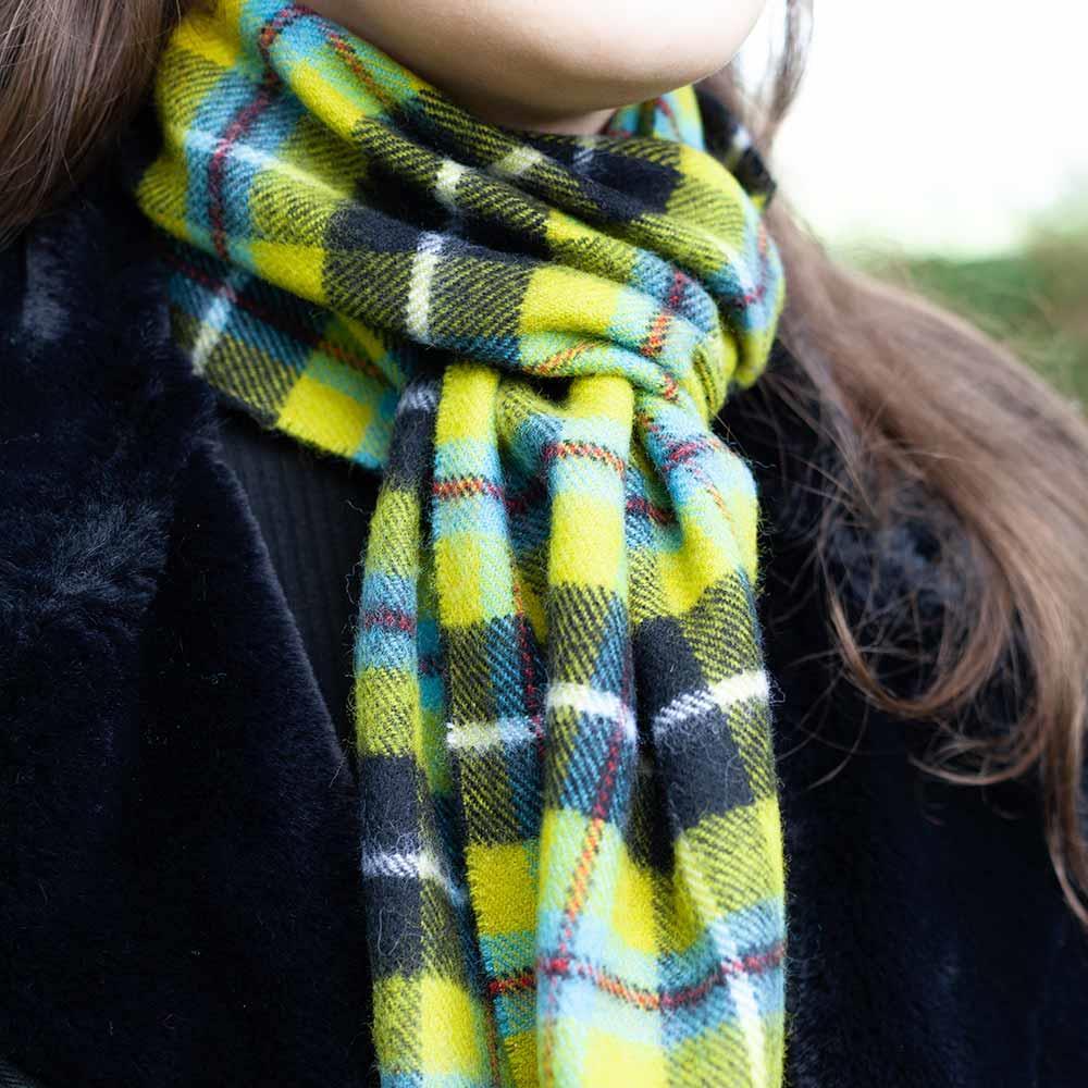 Tartan Lambswool Scarf Cornish National – The Wool Company