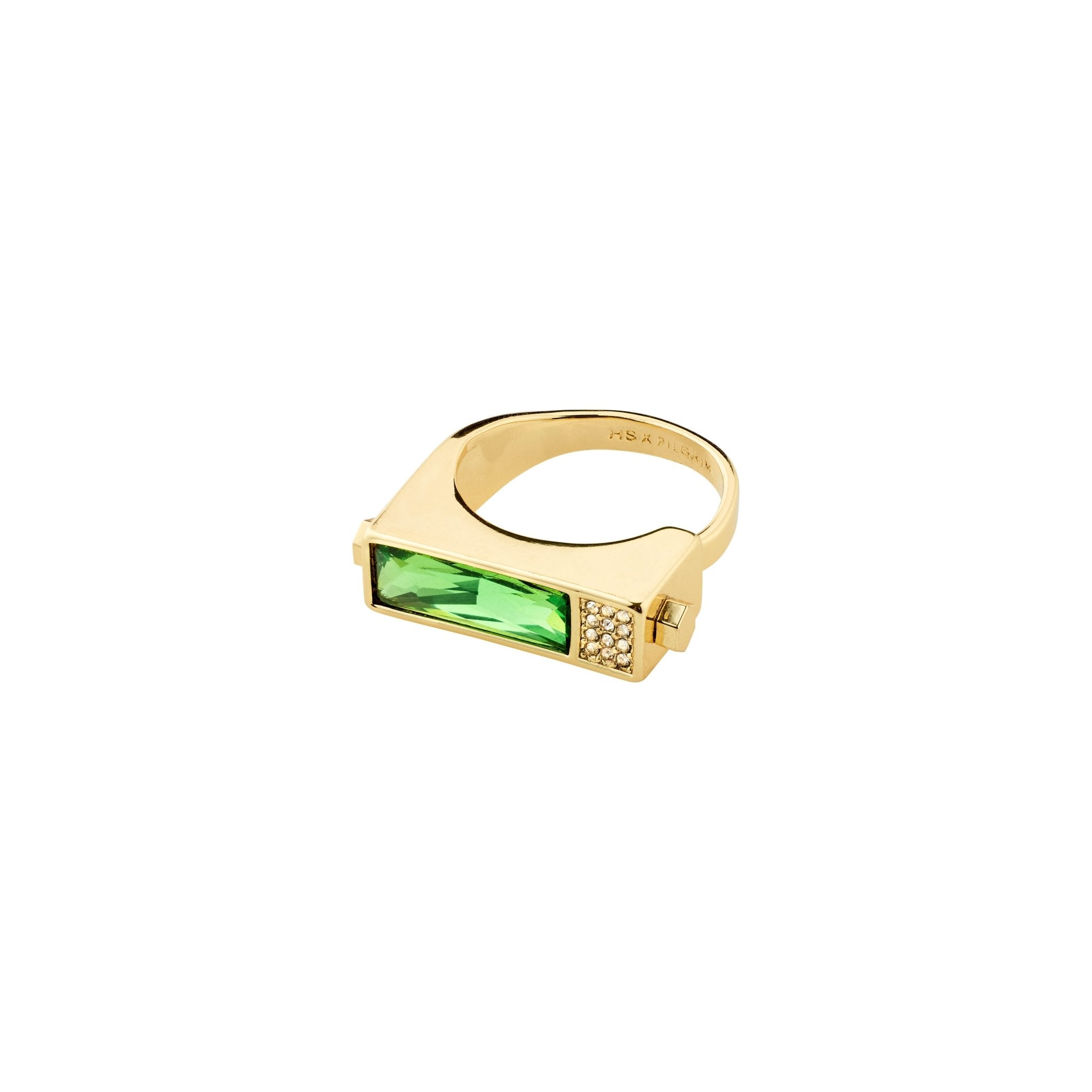 HANNA Recycled Crystal Ring Green