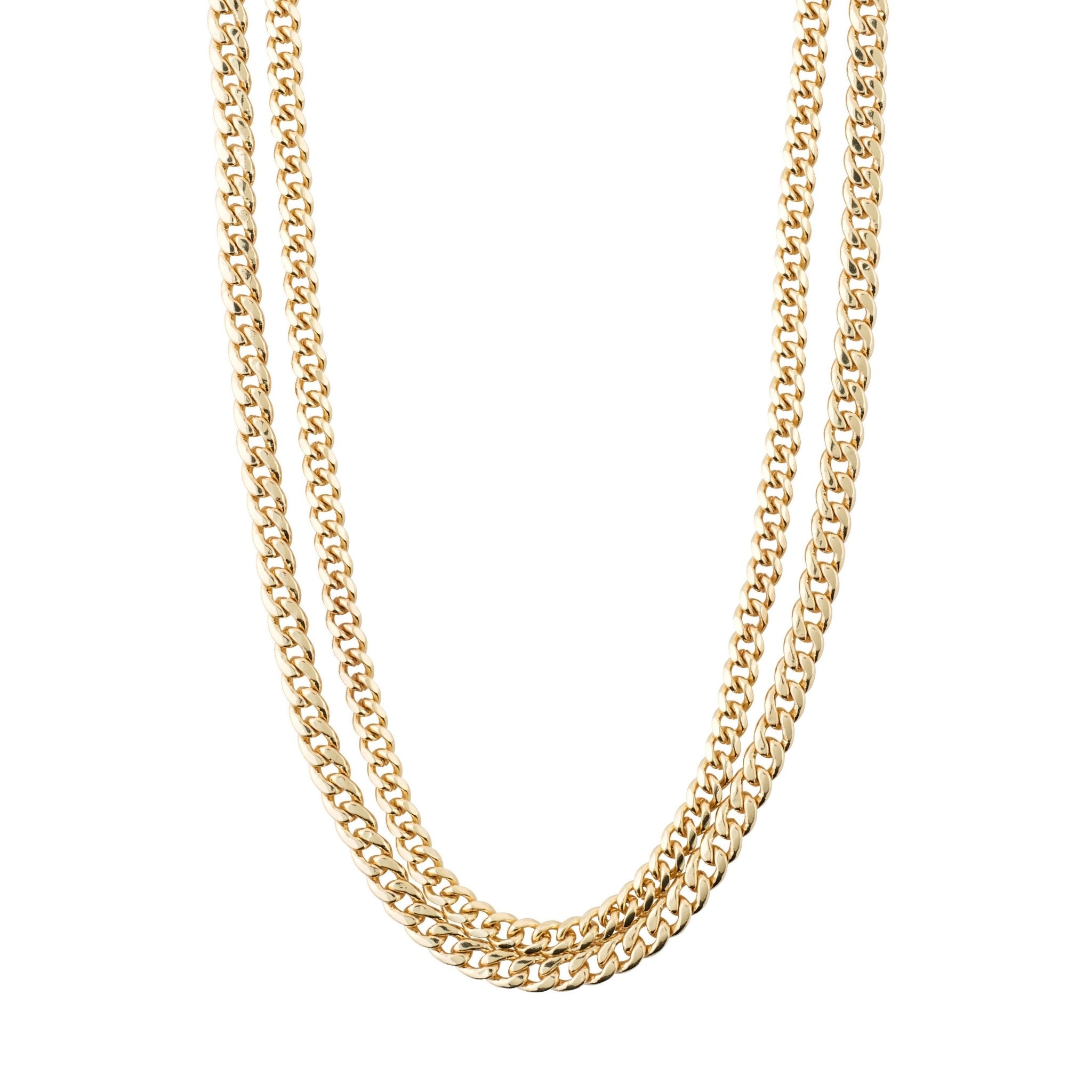 Blossom Recycled 2-In-1 Curb Chain Necklace