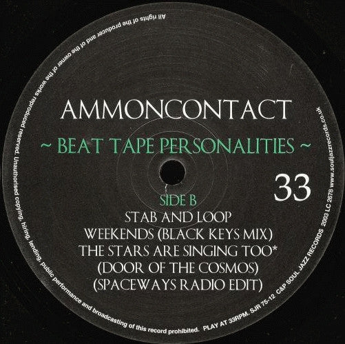 Buy AmmonContact : Beat Tape Personalities (12