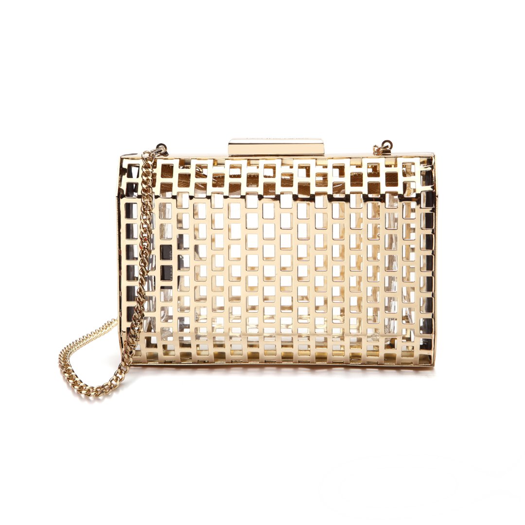 cage clutch bag