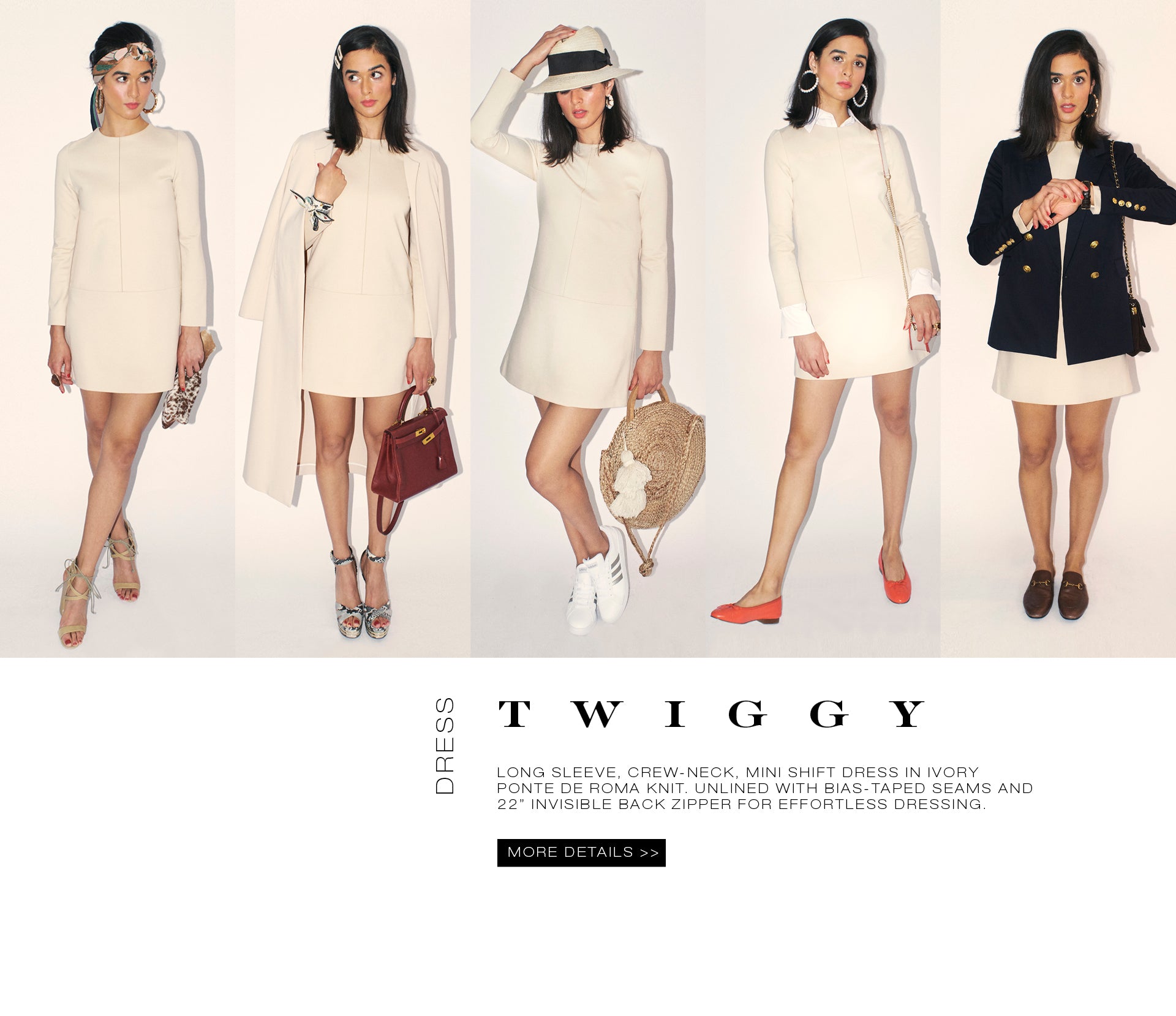 Classic Six Twiggy Shift Dress