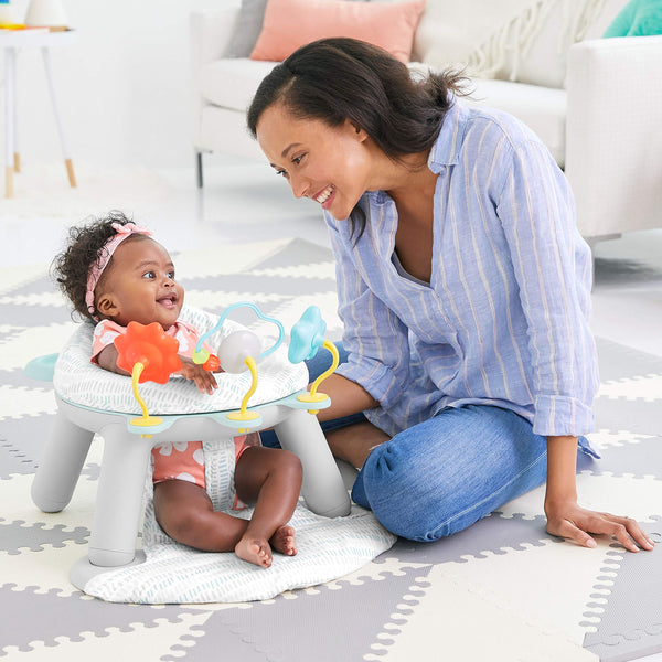 Skip Hop Silver Lining Cloud Baby Chair 2 In 1 Sit Up Floor Seat