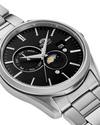 Orient Sun and Moon Version 5 RA-AK0307B10B classic watch sapphire silver black