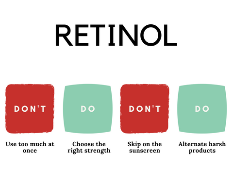 Retinol do and don't