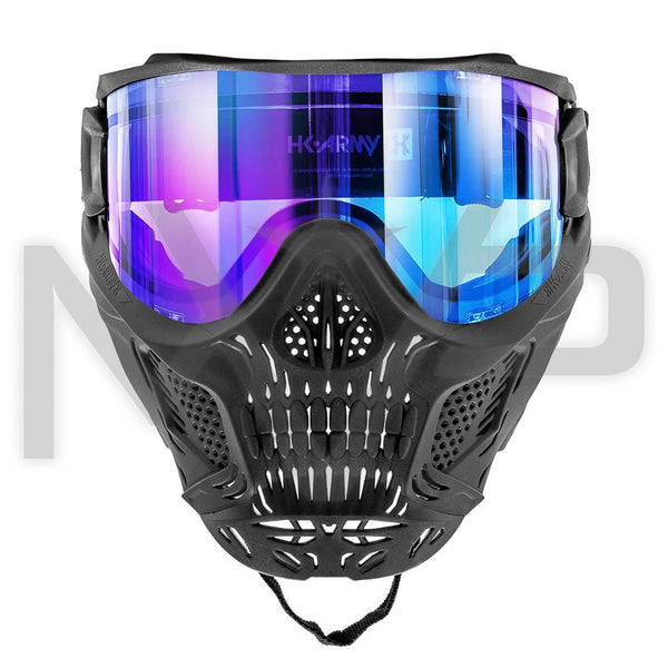 HK Army Skull Mask - White Mask / Ice Lens