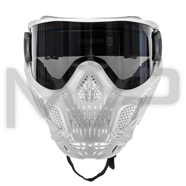 HK Army Skull Mask - White Mask / Ice Lens