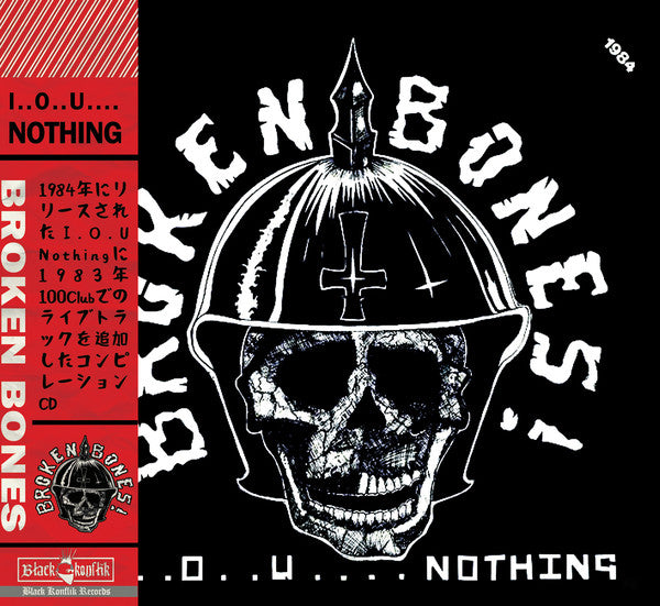 Broken Bones ‎- I . O . U . Nothing NEW CD